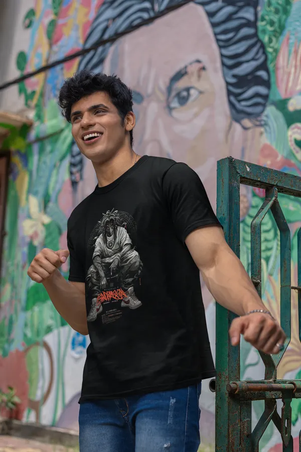 Graphic_Print_Black_T_Shirt_Casual_Streetwear_For_Men