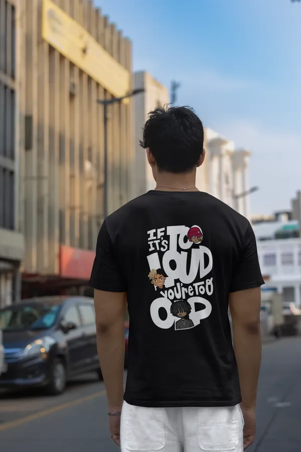 If_Its_Too_Loud_Youre_Too_Old_Graphic_Black_T_Shirt