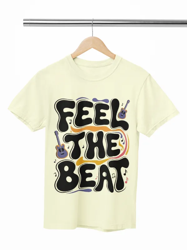 Feel_The_Beat_Graphic_Print_Oversized_T_Shirt_Pastel_Yellow