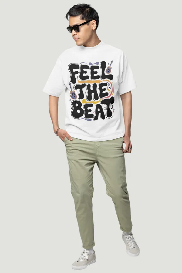 Feel_The_Beat_Music_Themed_Graphic_T_Shirt