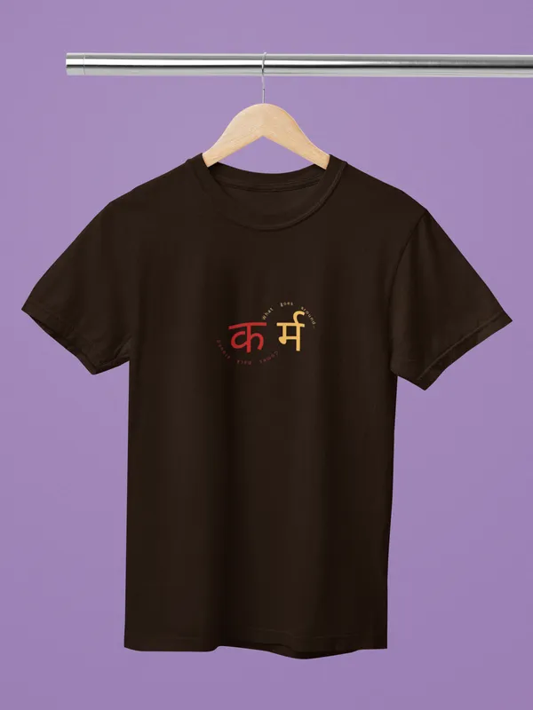 Chakra_Symbols_Oversized_Brown_T_Shirt_For_Men