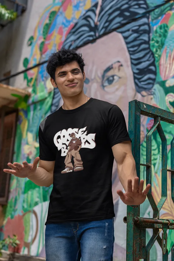 Cool_Dude_Graphic_Print_Black_T_Shirt_For_Men