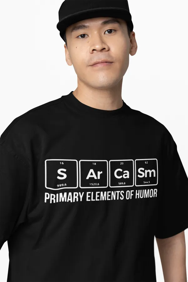 Sarcasm_Primary_Elements_Of_Humor_Periodic_Table_Black_T_Shirt