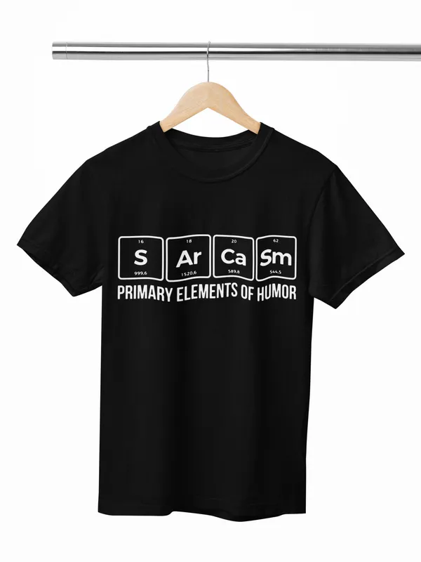 Sarcasm_Primary_Elements_Of_Humor_Periodic_Table_Black_T_Shirt