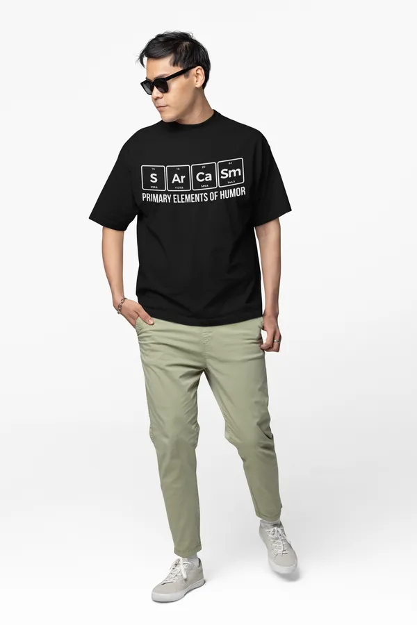 Sarcasm_Primary_Elements_Of_Humor_Periodic_Table_Black_T_Shirt