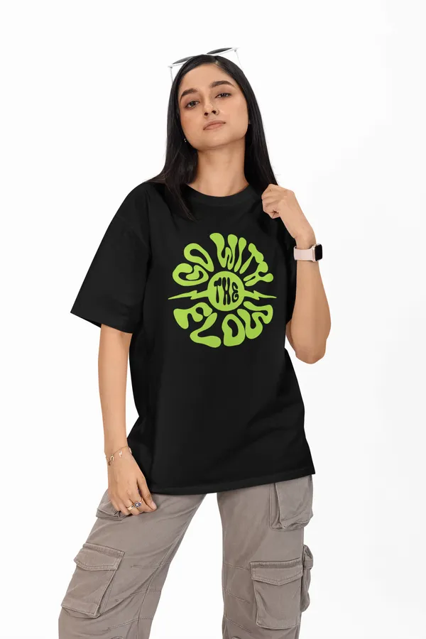 Go_With_The_Flow_Graphic_Printed_Oversized_T-Shirt_for_Women