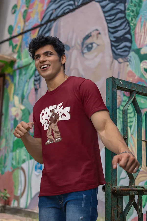 Cocoa_Bucks_Printed_Maroon_Cotton_T_Shirt_For_Men