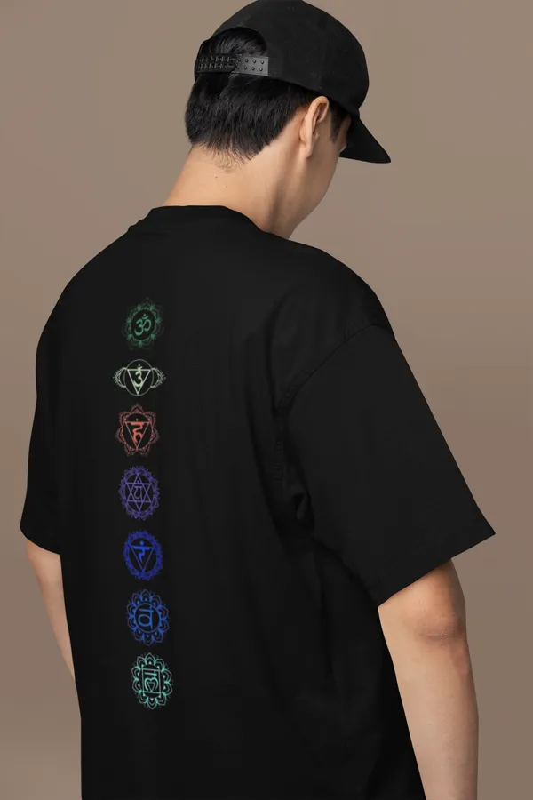 Chakra_Symbols_Oversized_Black_T_Shirt