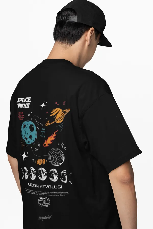 Space_Ways_Moon_Revolution_Graphic_Print_Black_T_Shirt