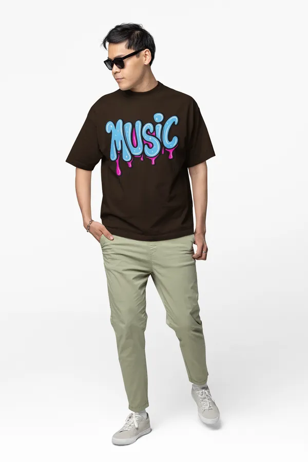Brown_Music_Graphic_Print_Oversized_T_Shirt