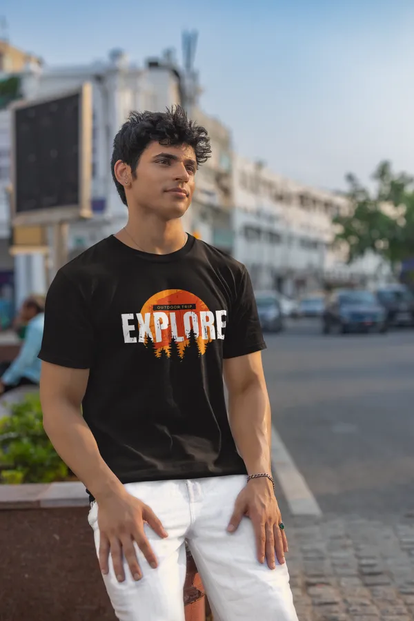Explore_Adventure_Brown_Graphic_T_Shirt_For_Men