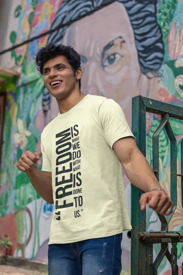 Freedom_Graphic_Print_Round_Neck_T_Shirt_For_Men_Cream_White