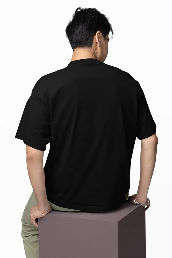 Black_Oversized_T_Shirt_With_Anime_Warrior_Graphic_Print