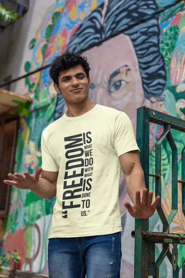 Freedom_Graphic_Print_Round_Neck_T_Shirt_For_Men_Cream_White
