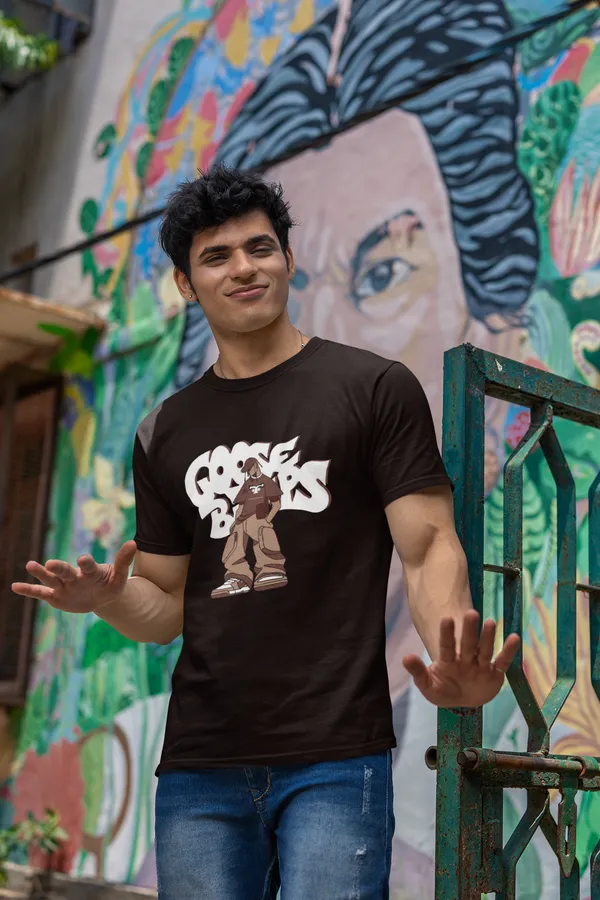Cool_Kicks_Graphic_Print_Cotton_T_Shirt_For_Men_Brown