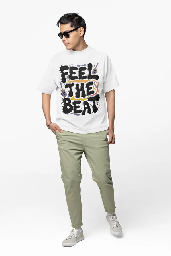 Feel_The_Beat_Music_Themed_Graphic_T_Shirt