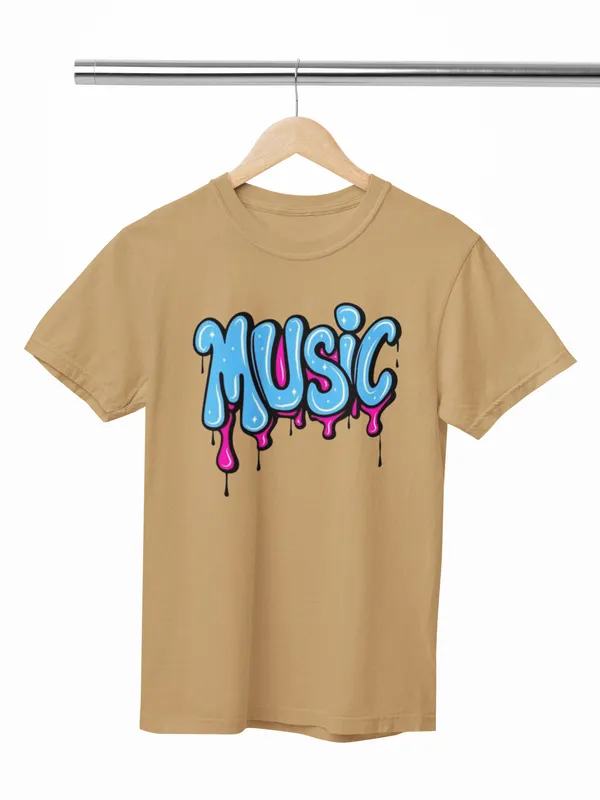 Music_Graphic_Print_Oversized_T_Shirt_Beige