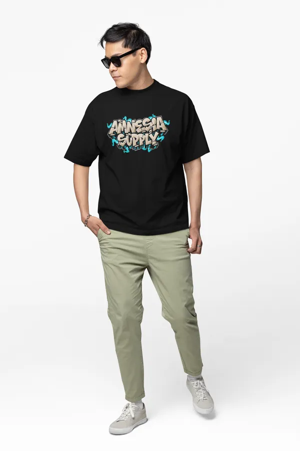 Amnesia_Supply_Graffiti_Print_Oversized_Black_T_Shirt