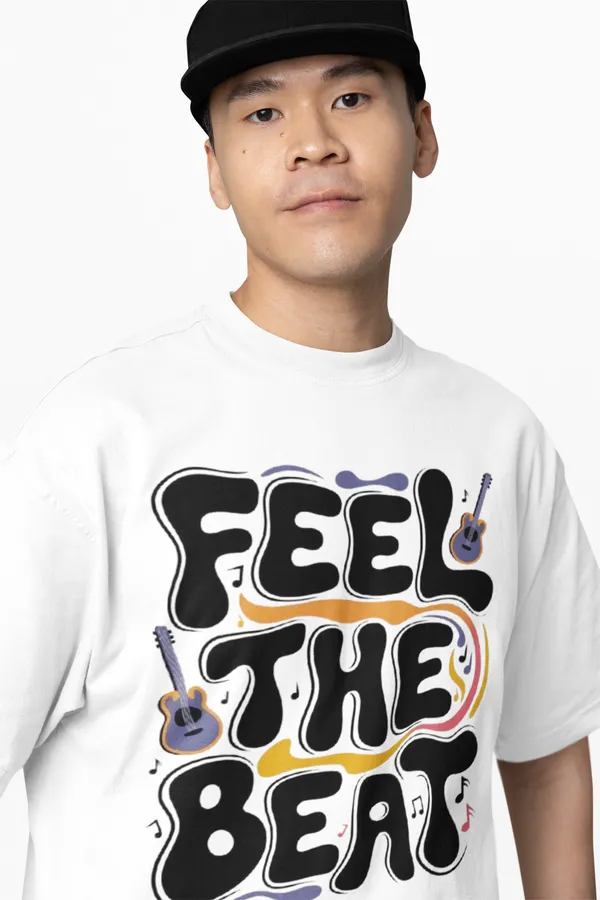 Feel_The_Beat_Music_Themed_Graphic_T_Shirt