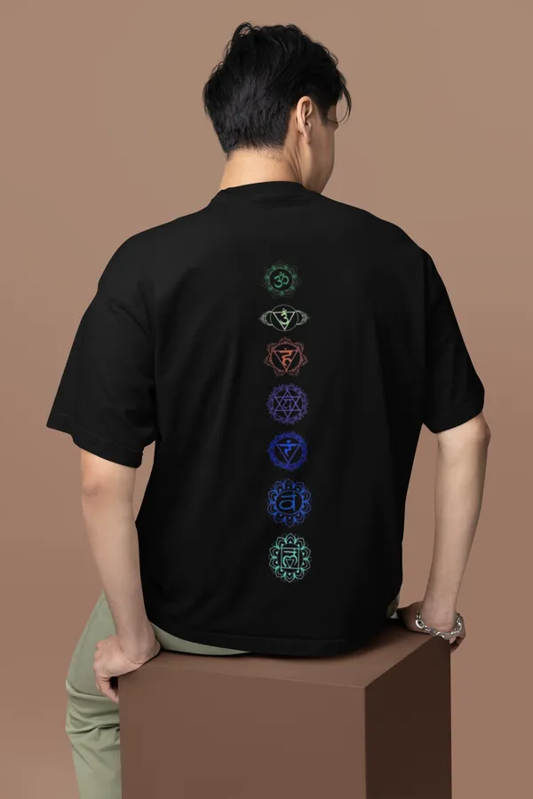 Chakra_Symbols_Oversized_Black_T_Shirt