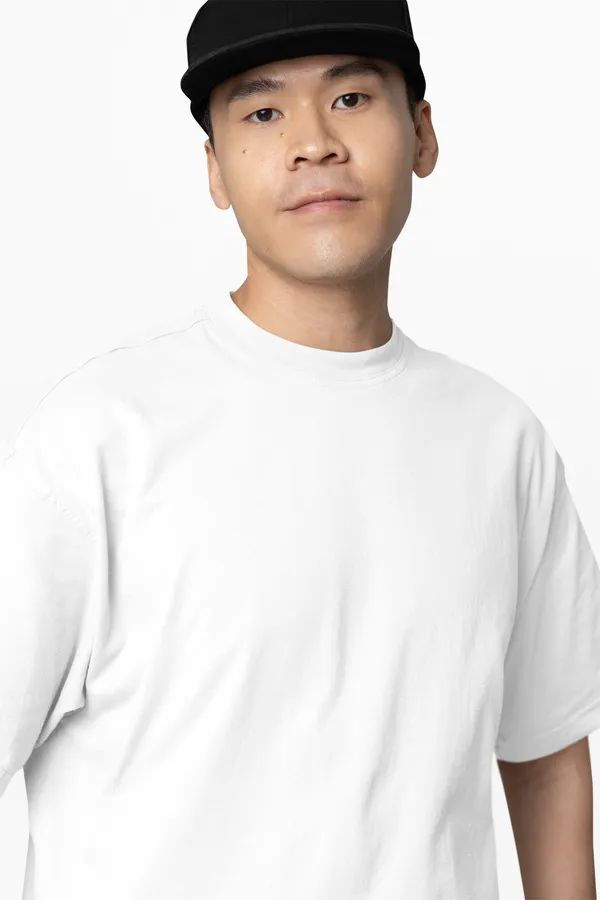 Men_White_Graphic_T_Shirt_Another_Dimension_Print