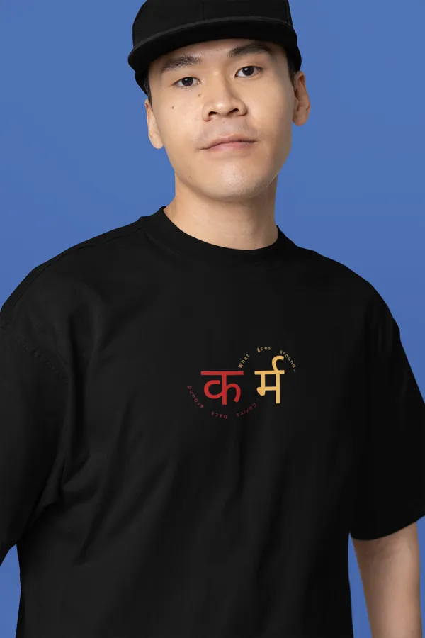 Chakra_Symbols_Oversized_Black_T_Shirt