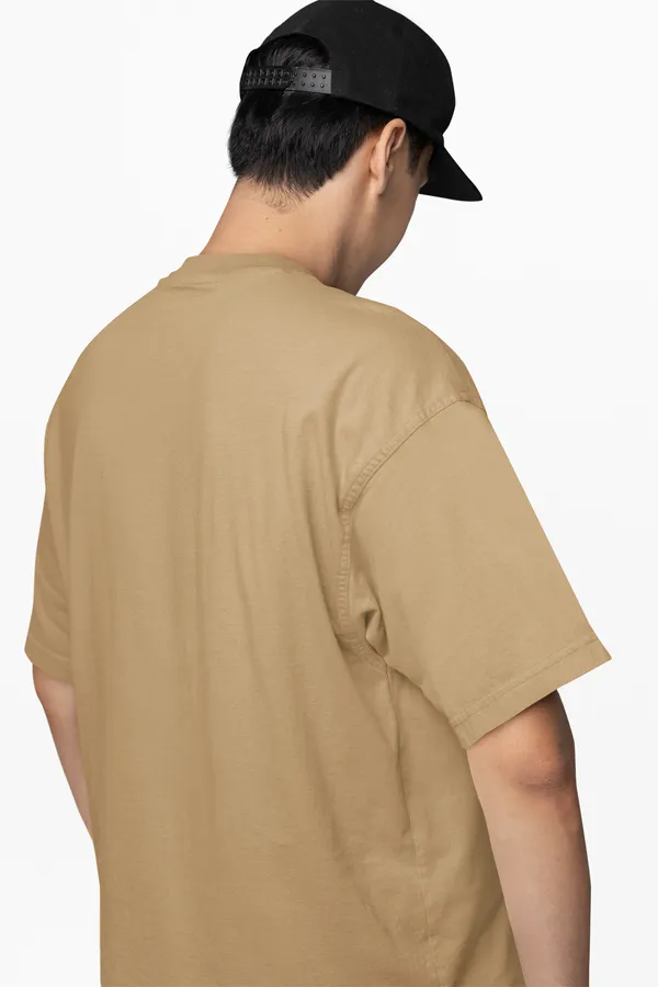 Serenity_Logo_Print_Casual_T_Shirt_Beige