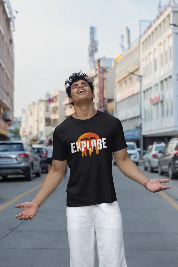 Explore_Nature_Graphic_Print_Black_Cotton_T_Shirt_For_Men