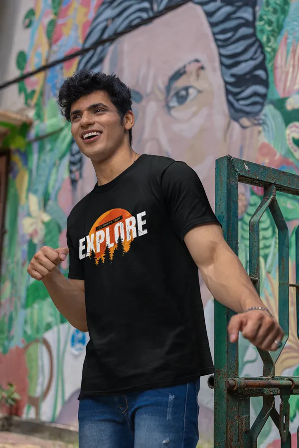 Explore_Nature_Graphic_Print_Black_Cotton_T_Shirt_For_Men