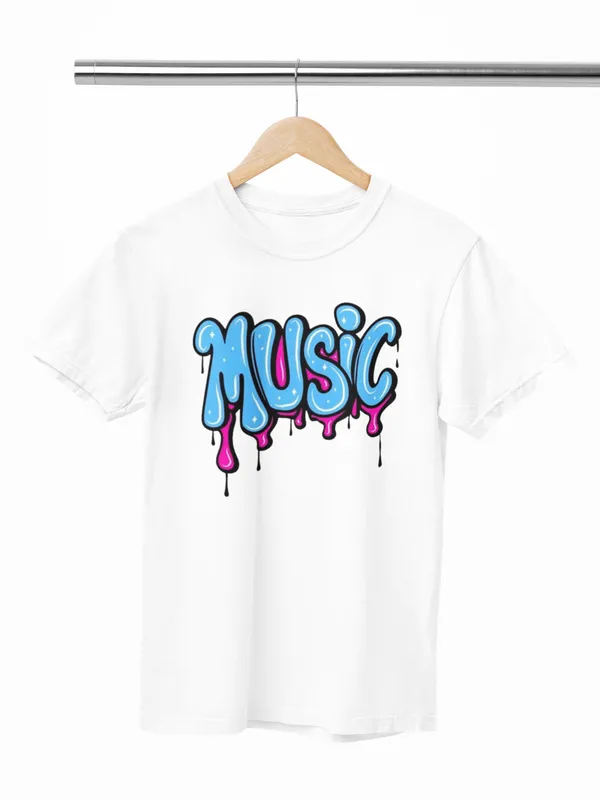 Men_White_Oversized_Cotton_T_Shirt_With_Graffiti_Music_Print
