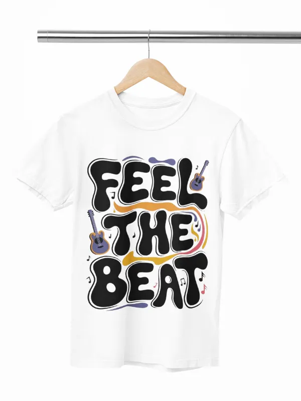 Feel_The_Beat_Music_Themed_Graphic_T_Shirt