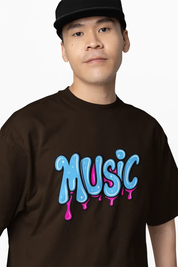 Brown_Music_Graphic_Print_Oversized_T_Shirt