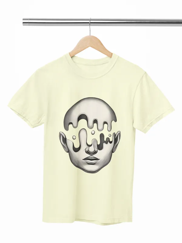 Women's_Abstract_Melting_Face_Graphic_Oversized_T-Shirt