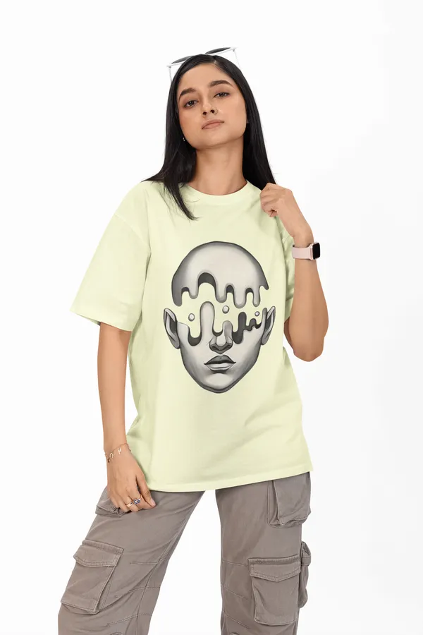 Women's_Abstract_Melting_Face_Graphic_Oversized_T-Shirt