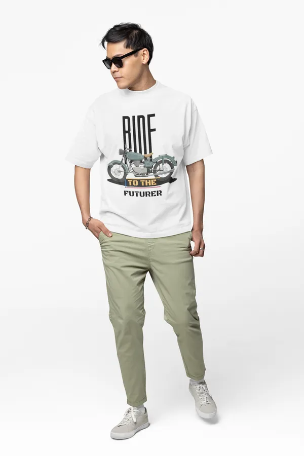 Ride_To_The_Future_Printed_White_T_Shirt
