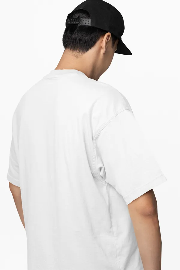 Men_White_Oversized_Cotton_T_Shirt_With_Graffiti_Music_Print