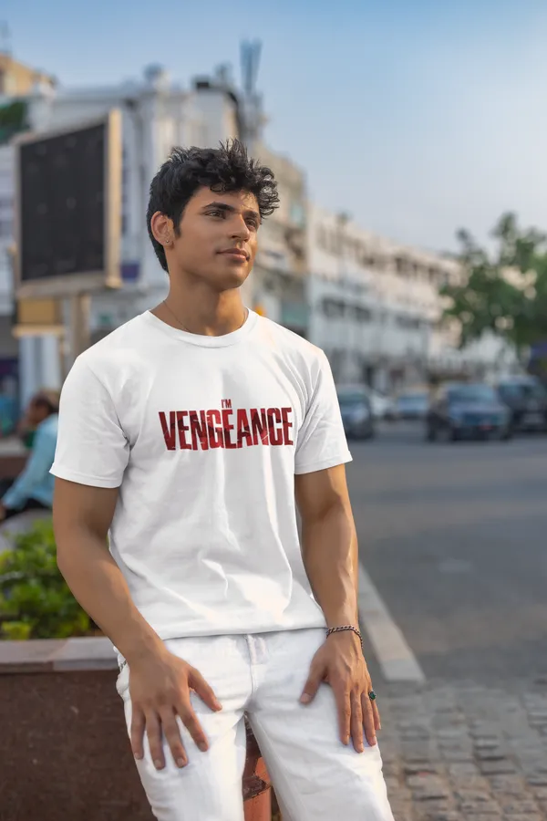Im_Vengeance_Graphic_Print_White_T_Shirt_For_Men