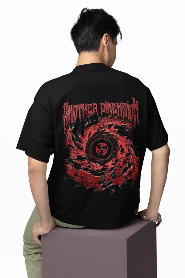 Black_Oversized_Graphic_T_Shirt_Another_Dimension_Print