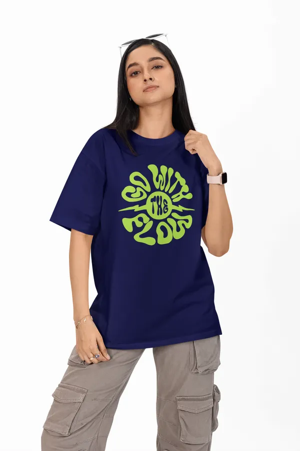 Go_With_The_Flow_Graphic_Printed_Oversized_T-Shirt_for_Women