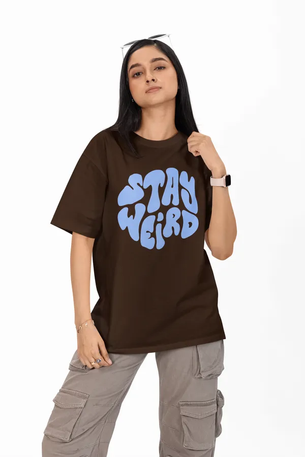 Stay_Weird_Graphic_Oversized_T-Shirt_for_Women