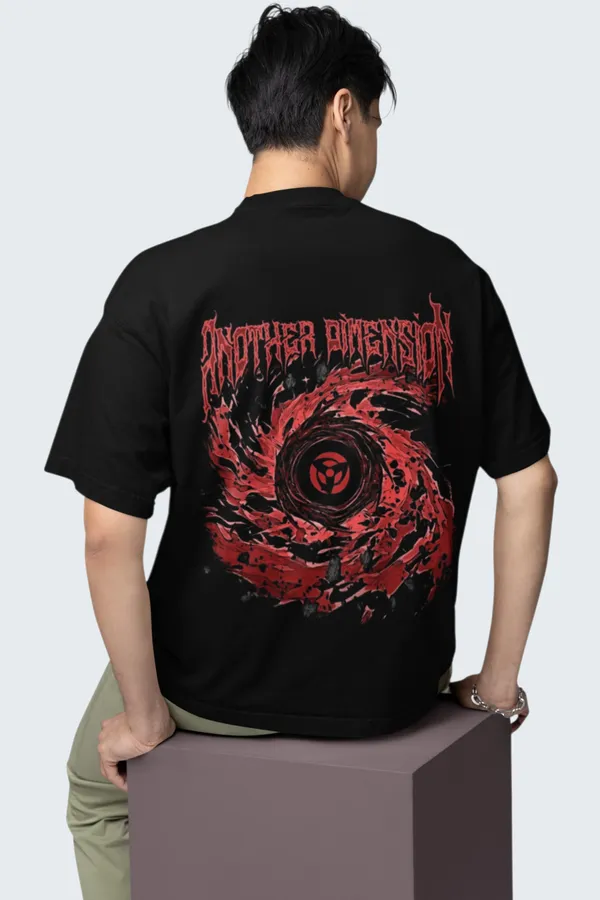 Black_Oversized_Graphic_T_Shirt_Another_Dimension_Print