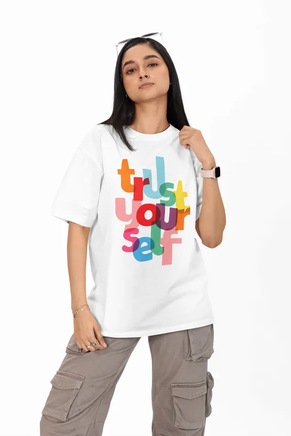 Women's_Trust_Yourself_Graphic_Oversized_T-Shirt