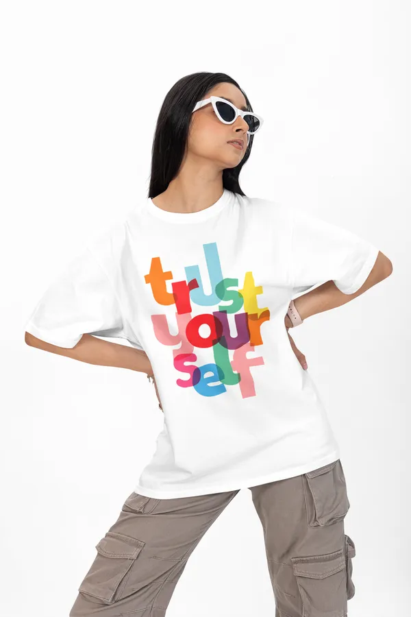 Women's_Trust_Yourself_Graphic_Oversized_T-Shirt
