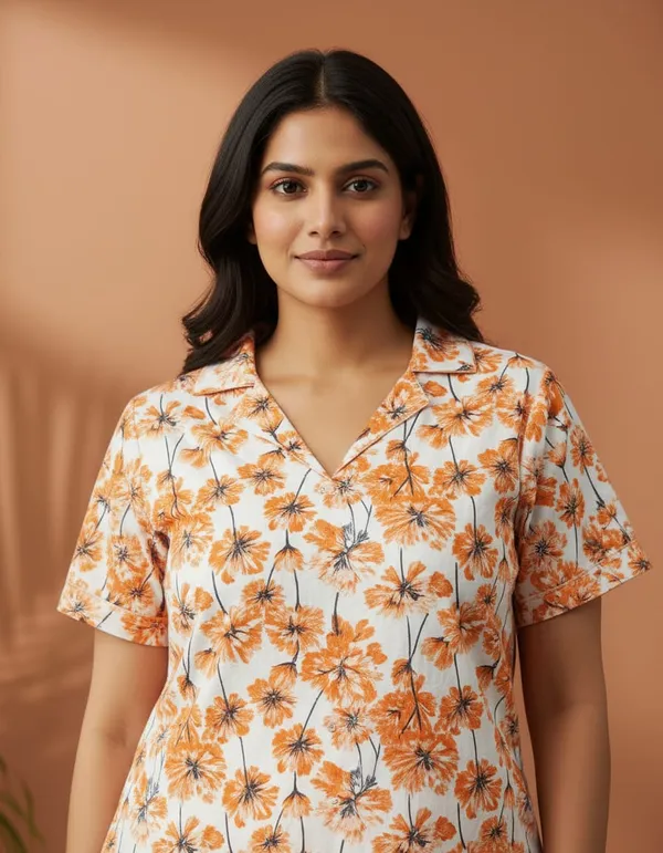 Multicolor_Cambric_100%_Cotton_Night_Suit_Set_And_Rayon_Camisole_And_Shorts_Set_For_Women_Pack_Of_2