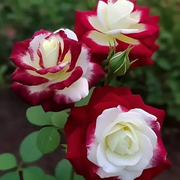 Hybrid_TEA_ROSE__Plant_multi_2_colour_Rose_Healthy_Outdoor_Plant_Hight_1-2_ft_with_Plastic_grow_bag_Pack_Of_2_combo_indoor/outdoor_decorative_plant