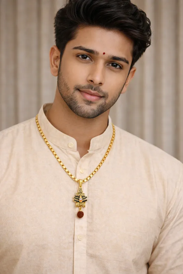 Gold_Mahadev_Trishul_With_Rudraksha_Bead_Lated_Religious_Pendant_Necklace