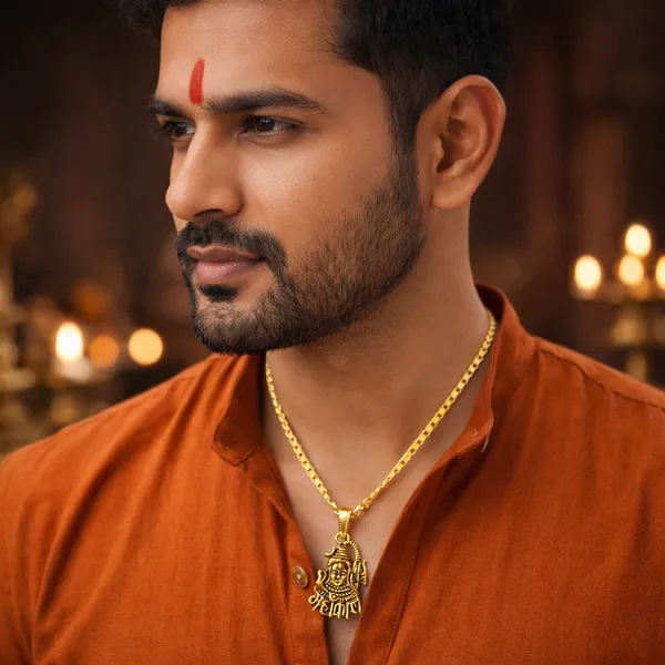 Gold_Mahakal_Toned_With_Chain_Pendant_Necklace