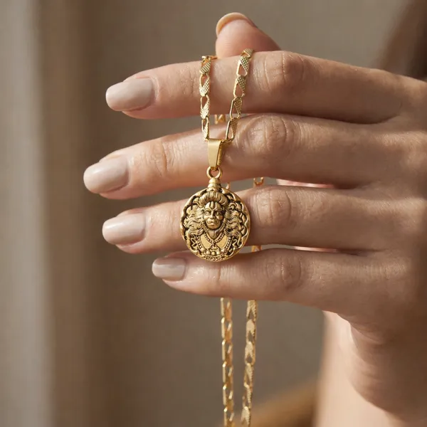 Gold_Bee_Medallion_Premium_Pendant_Necklace