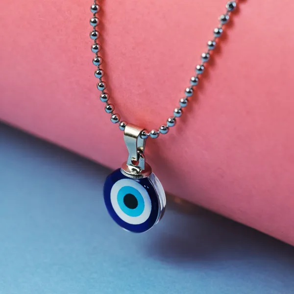 Silver_Evil_Eye_Protection_With_Stainless_Steel_Chain_Pendant_Necklace