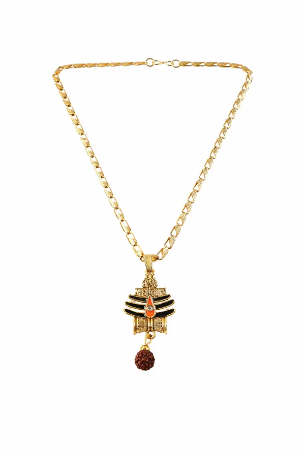 Gold_Mahadev_Trishul_With_Rudraksha_Bead_Lated_Religious_Pendant_Necklace